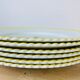 Set of 6 flat plates vintage earthenware