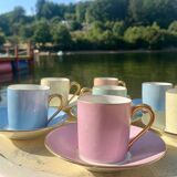 Raynaud et Co multicolor coffee cup set