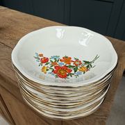 Assiettes creuses vintage Gien