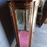 Louis XV style shelf display case from mid-20th century