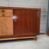 art deco lemon walnut sideboard sideboard 1940