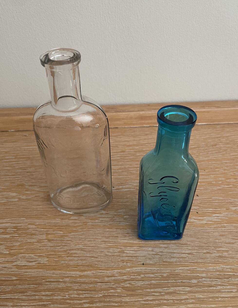 Old pharmacy bottles