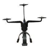 Wrought iron candle holder circa 1960