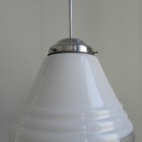 Art deco pendant light with Philips globe