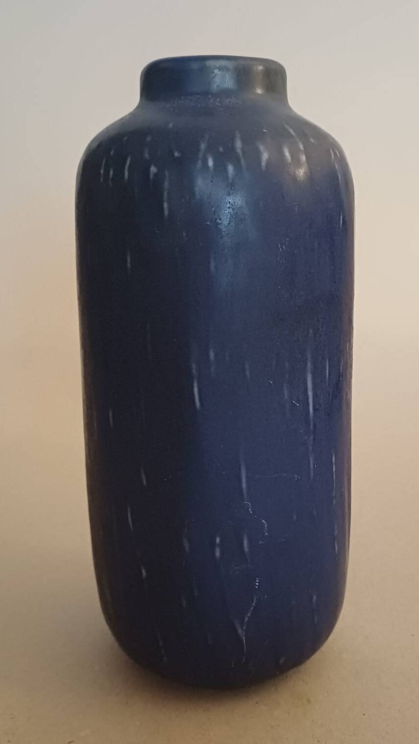 Scandinavian Ceramic Vase Gunnar Nylund "Rubus" Number 5 Rörstrand Blue Wine