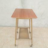 Vintage dessert in formica and brass