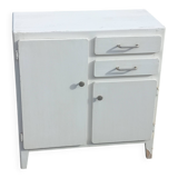 Buffet parisien patine blanche des années 50