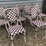 Rattan bistro chairs