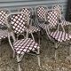 Rattan bistro chairs