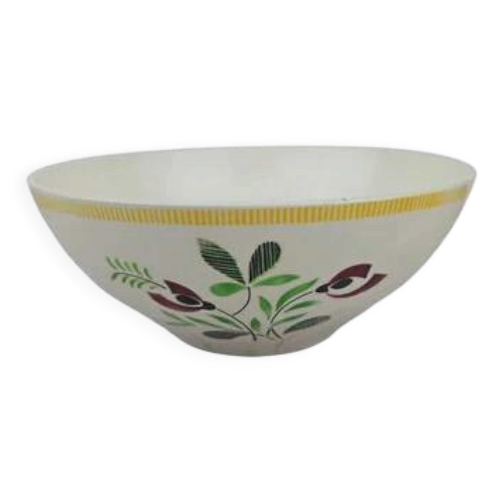 Vintage salad bowl model Pablo from Digoin Sarreguemines.