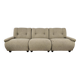 Canapé modulable années 70 à trois places en tissu