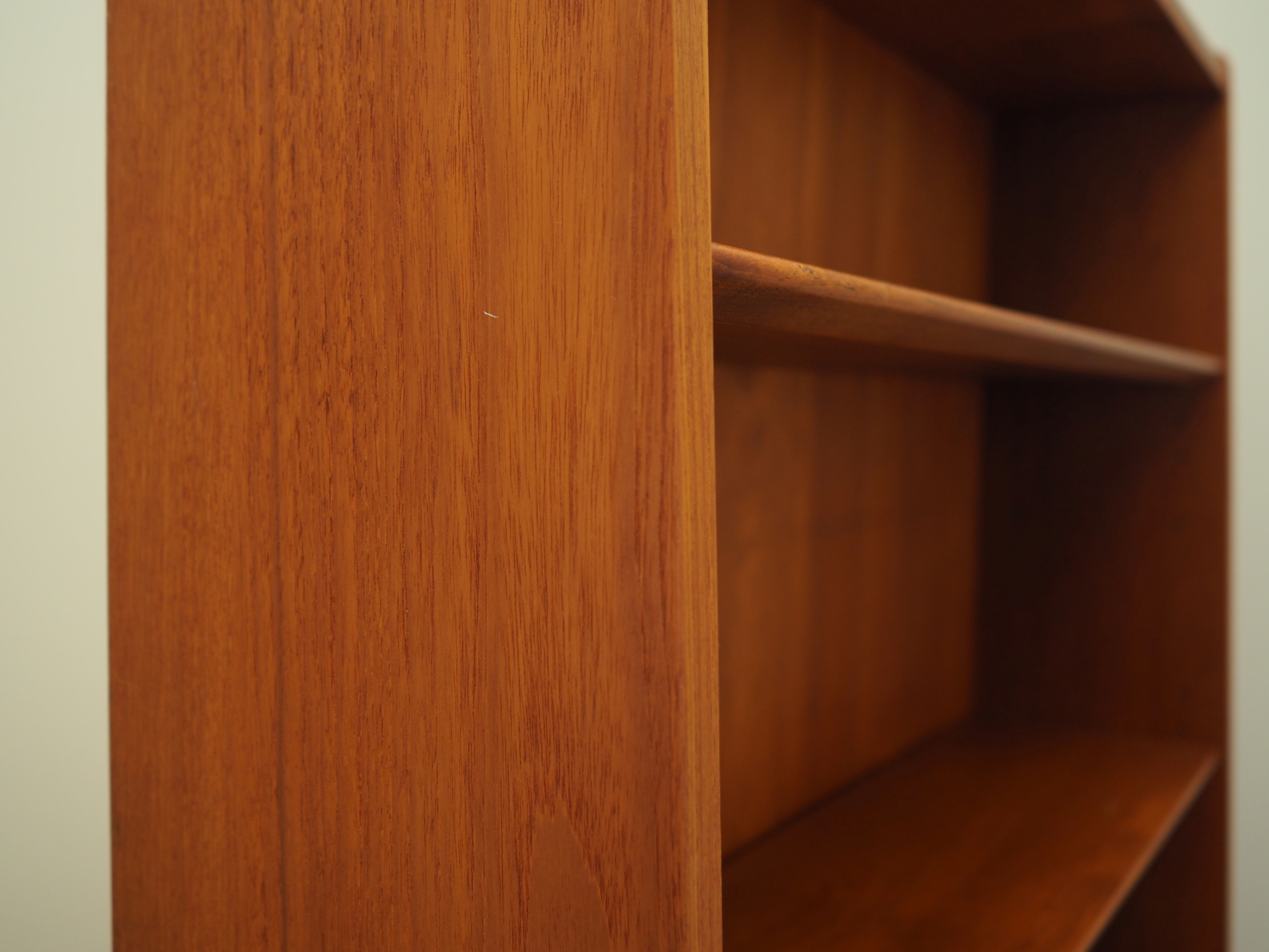 Teak bookcase, Danish design, 1970s, designer: Johannes Sorth
