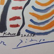 Pablo PICASSO : Carnaval - Le Fou, Lithographie signée
