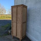 Parisian wardrobe in natural wood