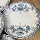Set of 6 Saint Amand plates , Regency