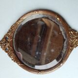 Mirror opposite hand late nineteenth 12x26cm