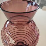 Art Deco style glass vase