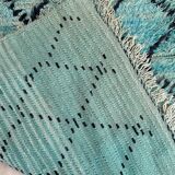Moroccan rug Marmoucha green - 259 x 103 cm