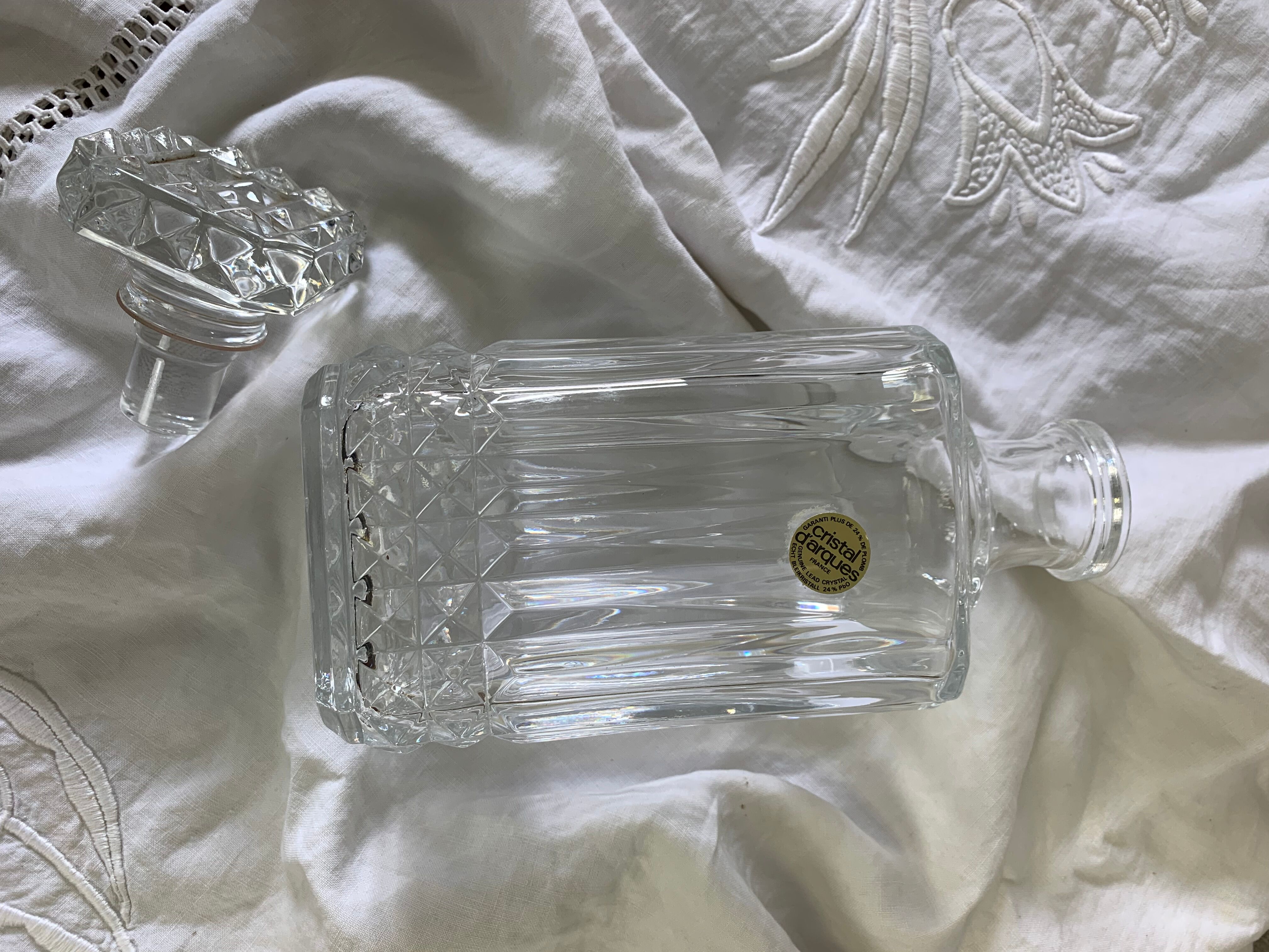 Crystal whisky decanter