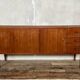 🌿 Vintage Scandinavian teak sideboard – Spindle legs ✨🌿 Vintage sideboard