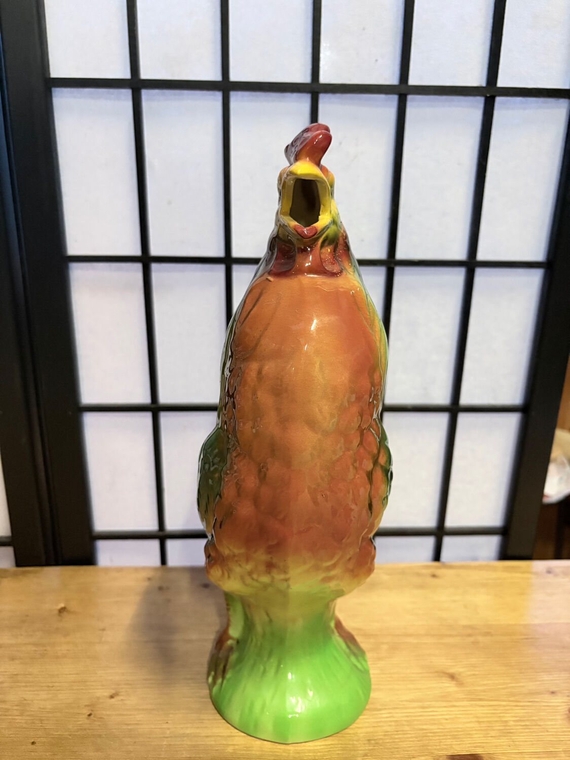 Large enamelled ceramic pitcher – signed B. Gaillard