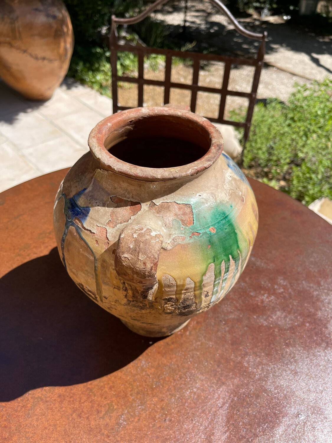 Terracotta jar pottery from the 1920s.