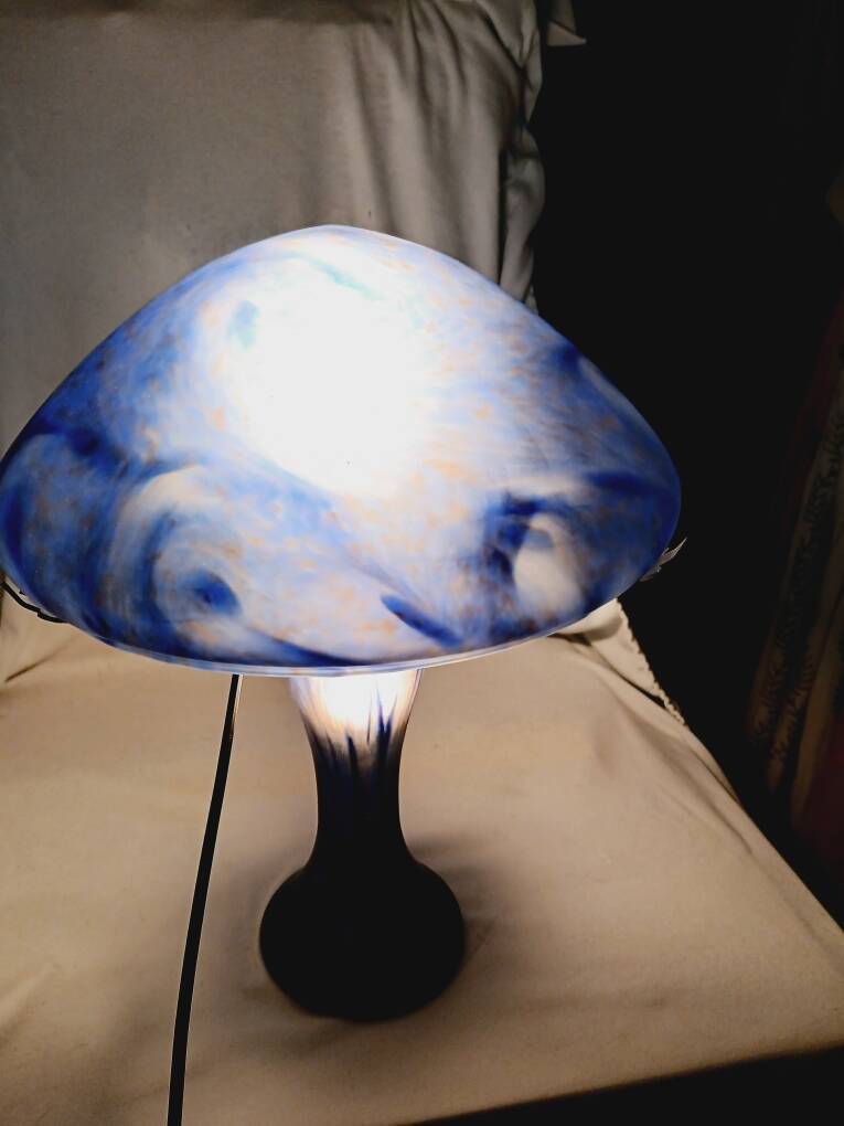 Lampe champignon Verrerie de Vianne