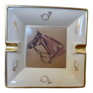 Cendrier  Cheval  en porcelaine