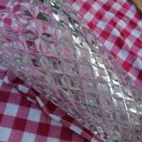 Vase vintage en verre pointe diamantée