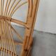 Bamboo wicker rocking chair