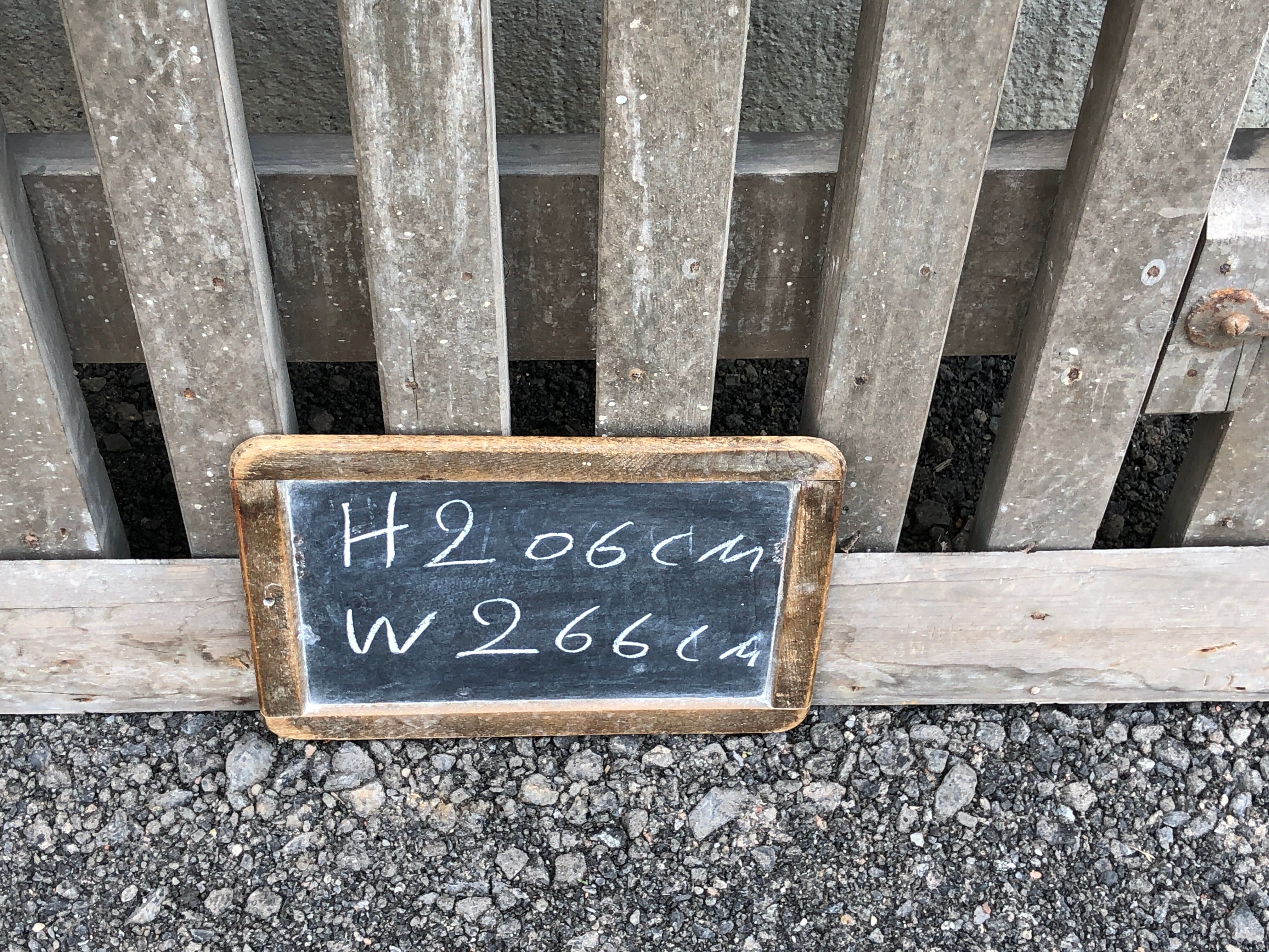 Pair of wooden doors