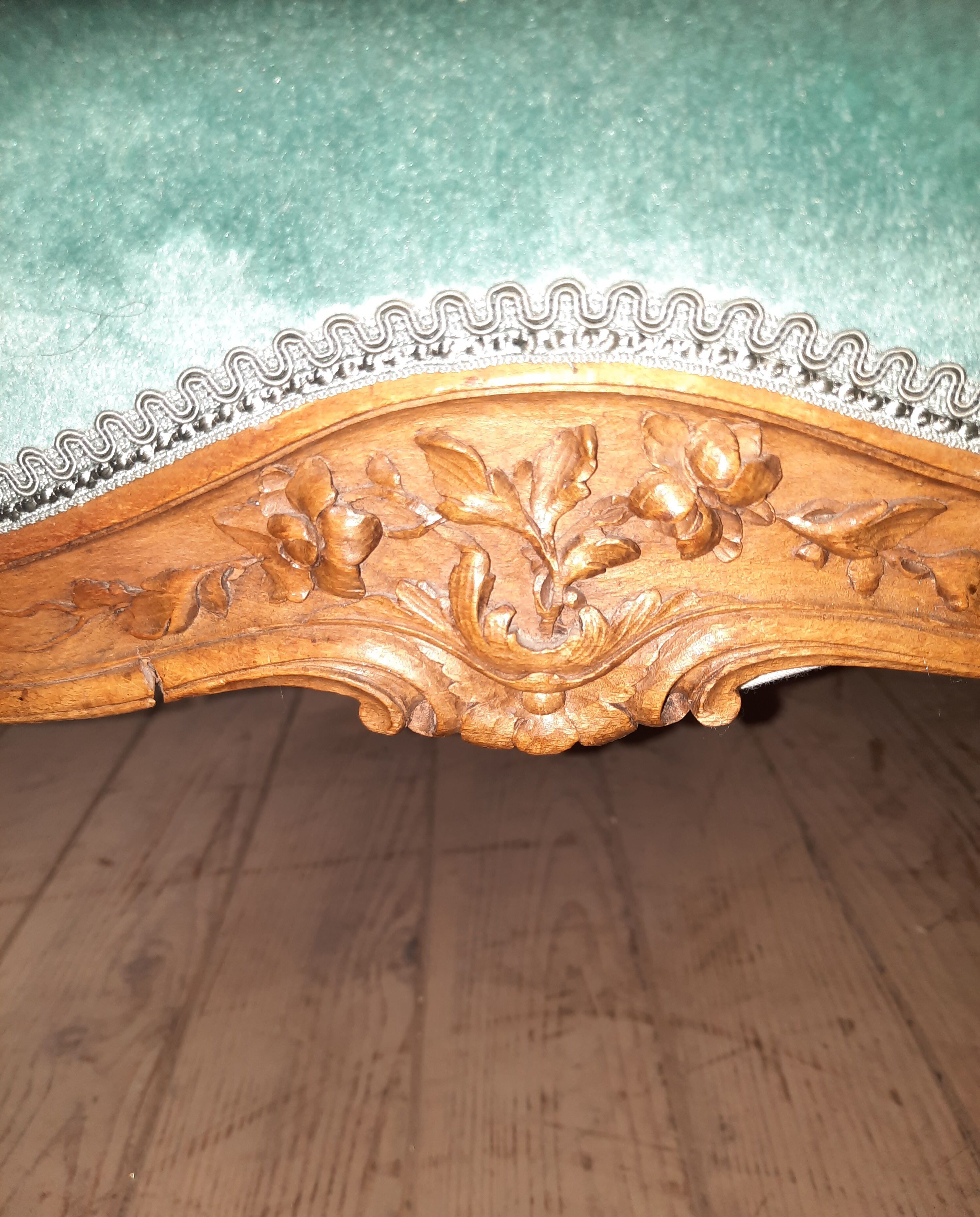 Blue shepherd Louis XV style