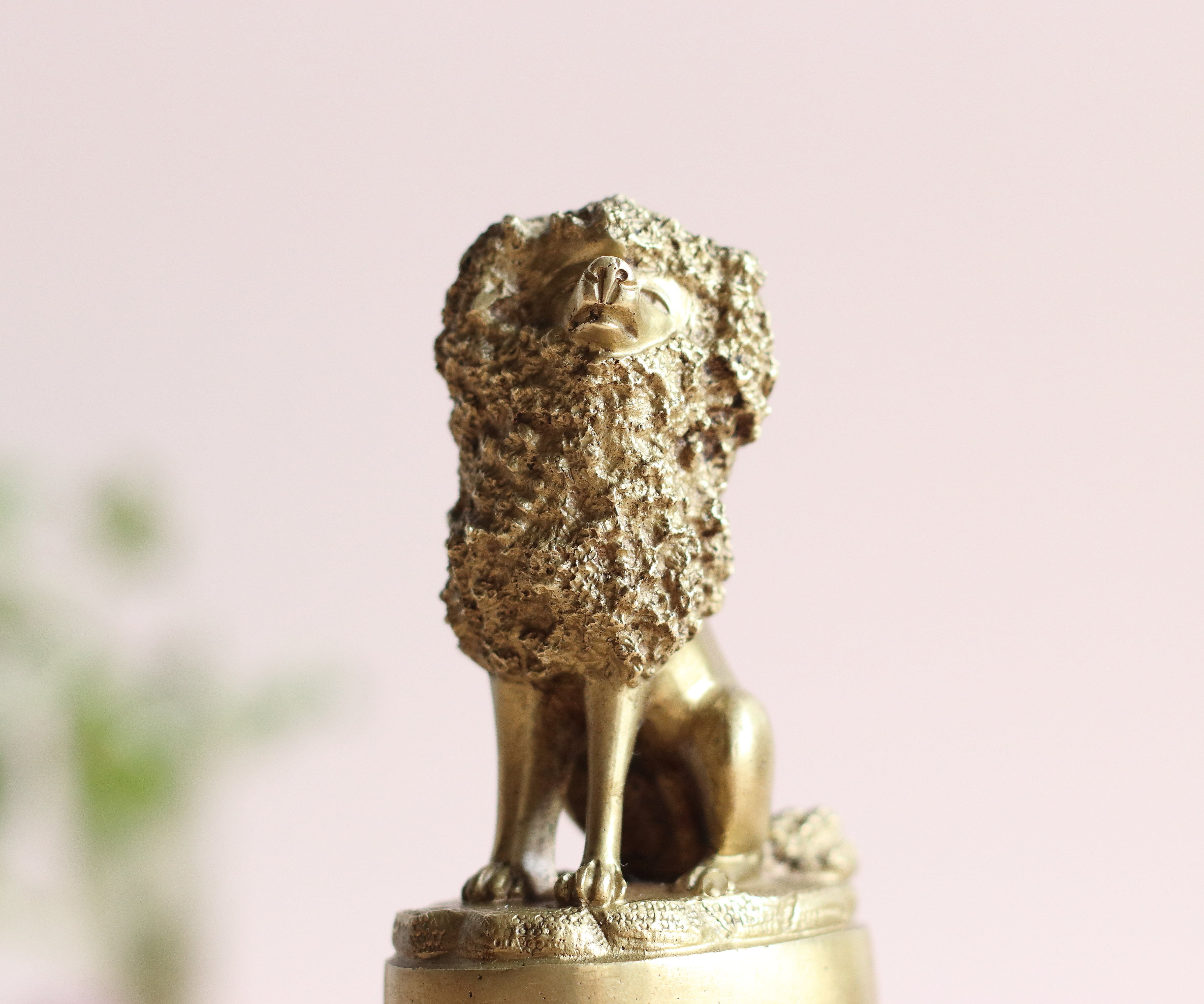 Royal poodle in gilded bronze, nineteenth century