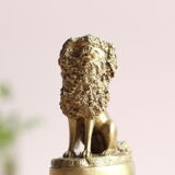 Caniche royal en bronze doré, époque XIXème