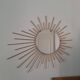 Vintage sunburst mirror