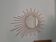 Vintage sunburst mirror