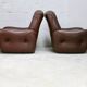 Pair of "space age" armchairs. Circa 1970
