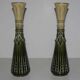 Pair of art deco soliflore vases in slurry