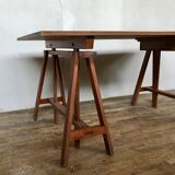 Former desk of architect work console table modernist vintage