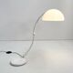 Serpente Floor Lamp White by Elio Martinelli for Martinelli Luce, 1970