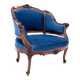 A late 19th-century French bergère armchair. After renovation.