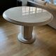 Travertine dining table