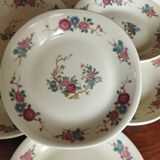9 Pillivuyt “Orient” skullcap plates