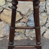Antique bar wooden stool