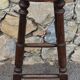 Antique bar wooden stool