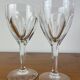 12 crystal wine glasses Lorraine Lemberg Bristol size