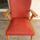 Vintage armchair from the 50s 60s, rockabilly