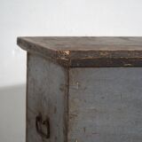 Ancienne malle en bois avec verrouillage d’origine (c.1900) #16