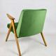 Green Bunny Armchair by Józef Chierowski, 1970s