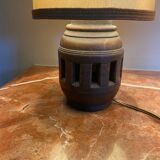 Pair of brutalist bedside lamps